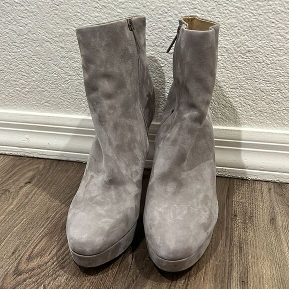 Veronica Beard DALI PLATFORM BOOTIE in Black Suede Size 8 1/2 - Picture 2 of 6